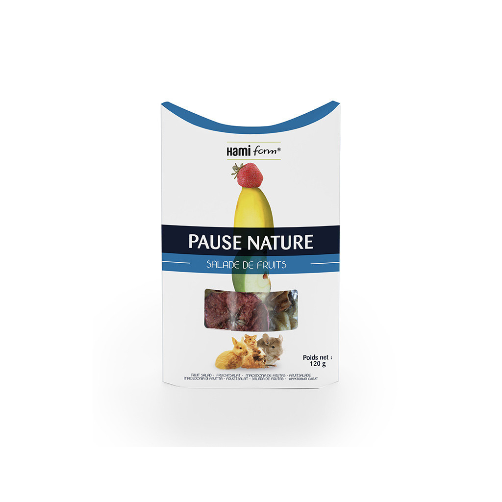 Snack Vitaminico per Conigli &ndash; Insalata di Frutta Essiccata (120 g)