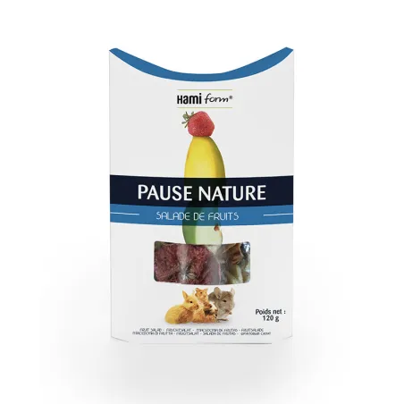 Vitamingerechte Leckerei f&uuml;r Kaninchen &ndash; Salat aus Trockenfr&uuml;chten (120 g) - Hamiform
