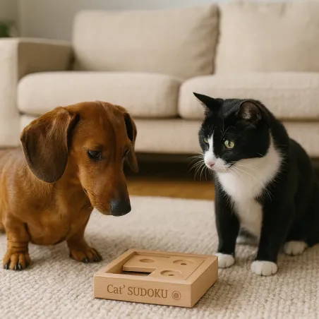 Jeu d&rsquo;intelligence pour petits chiens et chats - Sudoku