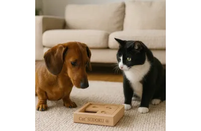 Jeu d&rsquo;intelligence pour petits chiens et chats - Sudoku