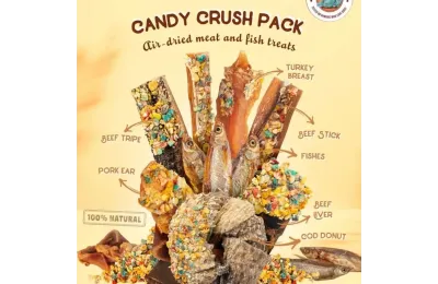 Candy Crush Pack Cooka&rsquo;s Cookies &ndash; Golosinas Naturales y Festivas para Perros (200 g)