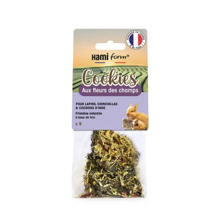 Cookies pour Lapin aux fleurs des champs (x5 unit&eacute;s)