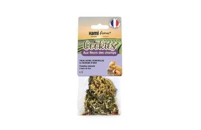 Cookies pour Lapin aux fleurs des champs (x5 unit&eacute;s)