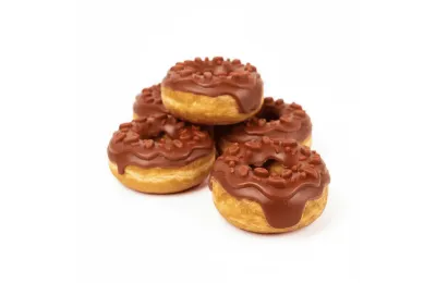 Donuts voor Honden &ndash; Kip & Aardbei (4 stuks) | Merlin&Cie