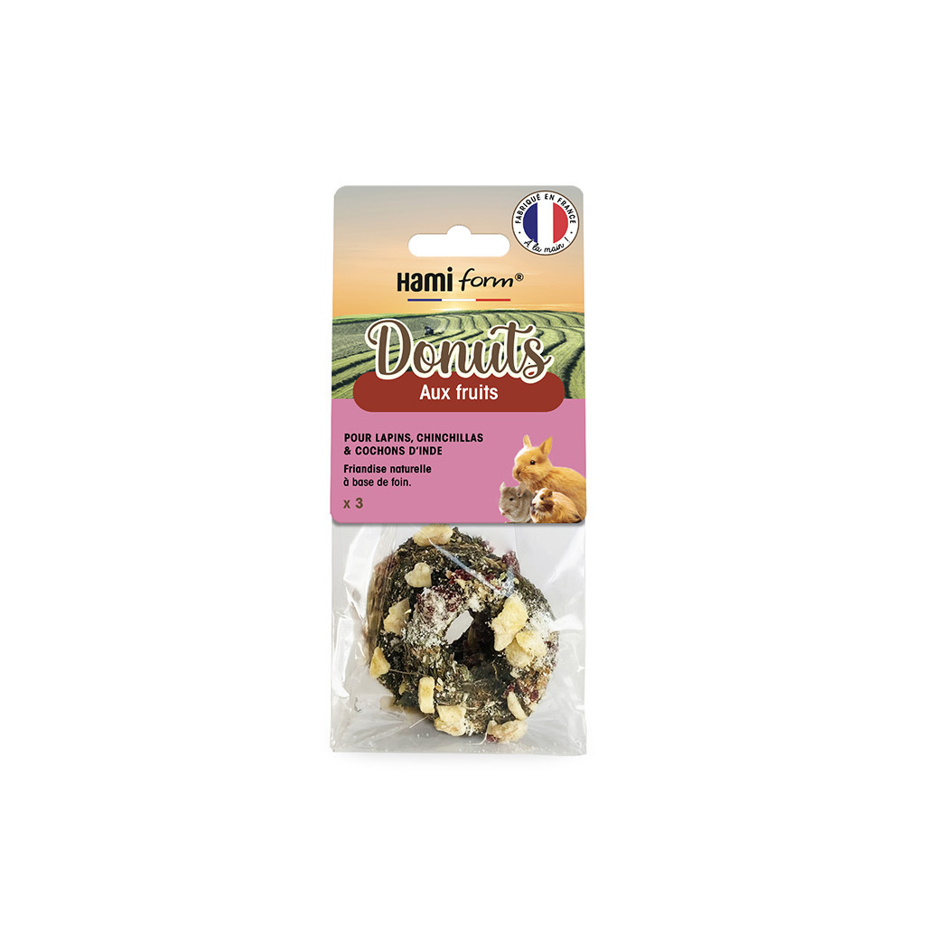 Donuts pour Lapin aux fruits (x3 unit&eacute;s)