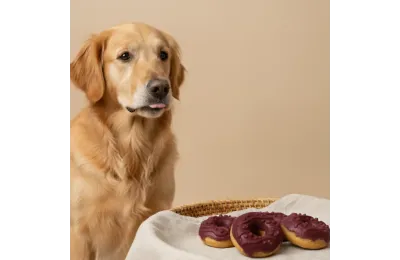 Pack 4 Donuts pour Chiens &ndash; Poulet & Myrtille D&eacute;licieuse