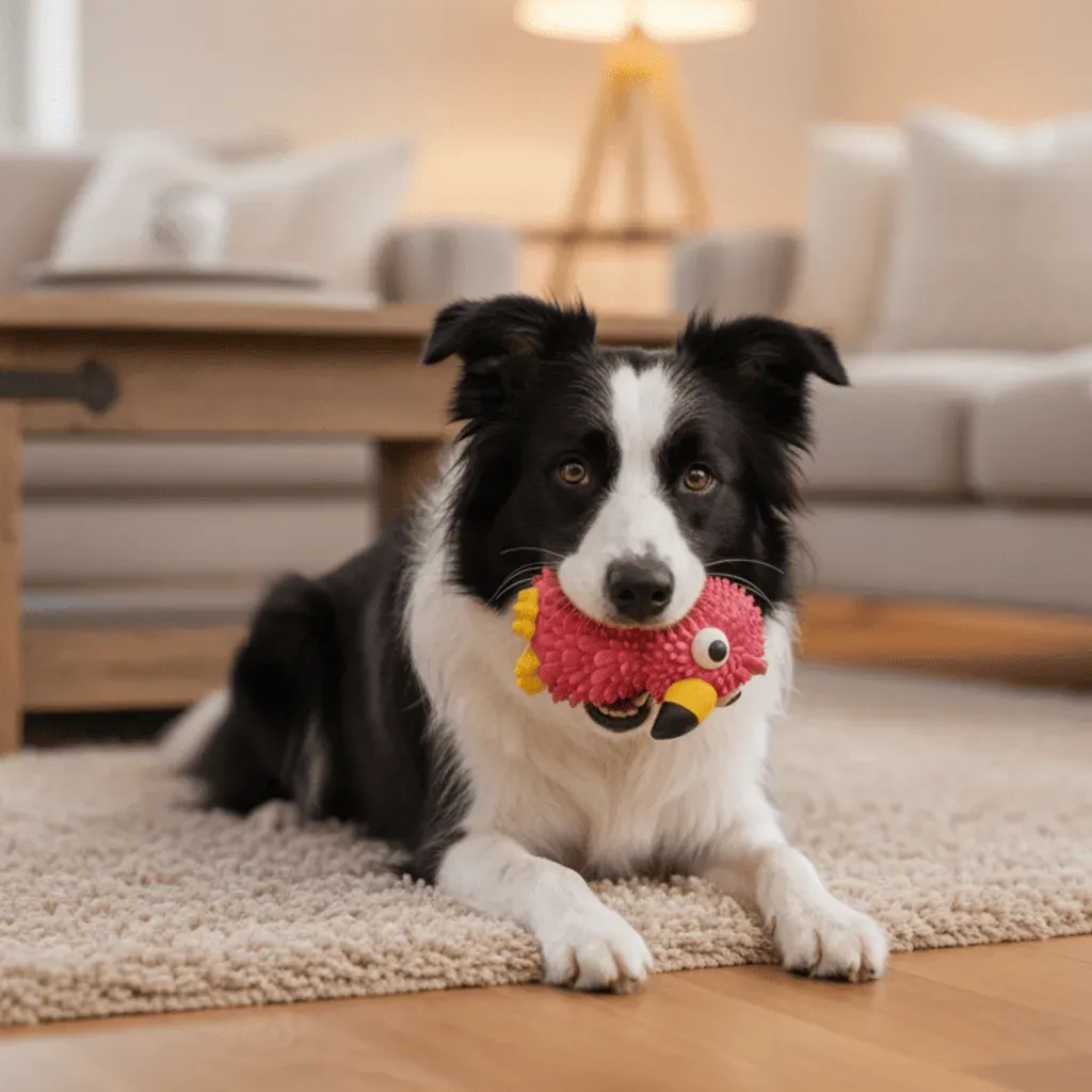 Kauspielzeug f&uuml;r Hunde &ndash; Flamingo