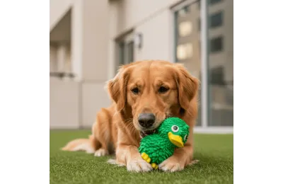 Jouet &agrave; m&acirc;cher pour Chiens - Le Canard vert