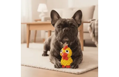 Jouet &agrave; m&acirc;cher pour Chiens - Le Coq jaune