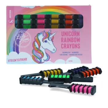Lucky Horse Unicorn &ndash; Regenbogen-Kreiden f&uuml;r M&auml;hne und Schweif - Lucky Horse