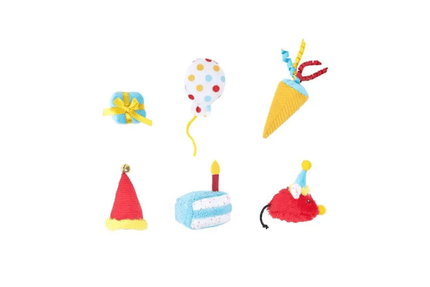 Lot de jouets anniversaire pour chat