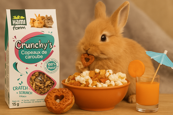 Lekkernijen voor konijnen: lekker eten en gezond blijven