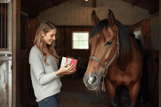 Welk cadeau geef je aan een paard (en zijn ruiter)? De kunst van het juiste gebaar