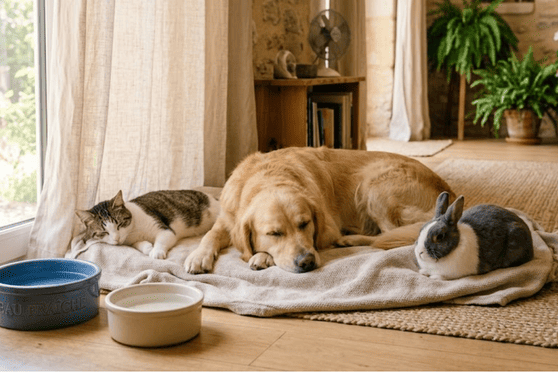 Comment prot&eacute;ger son animal en cas de canicule : chat, chien, NAC et cheval
