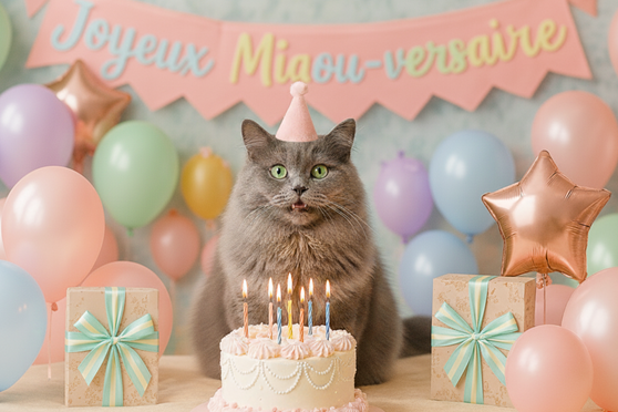 Comment organiser un anniversaire pour son chat ? Le guide &eacute;l&eacute;gant pour une c&eacute;l&eacute;bration r&eacute;ussie
