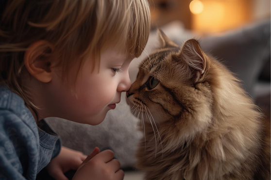SOS nieuwe kat: een harmonieuze cohabitatie met andere dieren en kinderen
